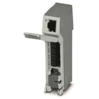 PHOENIX CONTACT Patchpanel PP-RJ-IDC 2703019 | 1 Port RJ45 auf IDC | Cat5e | Hutschiene | geschirmt | IP20 | RAL 7035