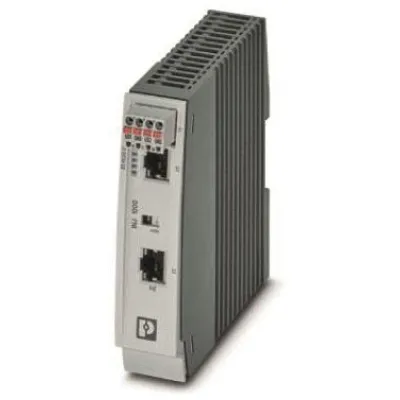 PHOENIX CONTACT PoE-Injektor INJ 1000 | 2703005 | 30W | 2x RJ45 | Gigabit 10/100/1000 Mbit/s | Tragschiene | IP20 | grau