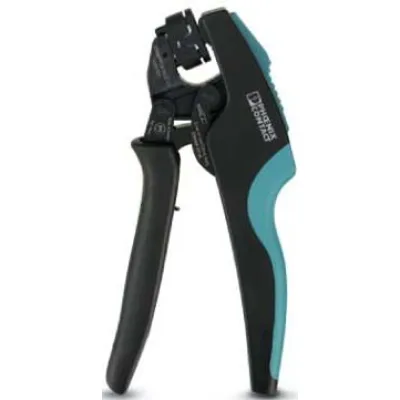 PHOENIX CONTACT Presszange CRIMPFOX DUO 10 | 1031721 | Aderendhülsen 0,14–10 mm² | Trapez-Crimp | 180 mm | schwarz/grün