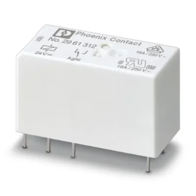 PHOENIX CONTACT Schaltrelais REL-MR-24DC/21HC | Miniaturleistungsrelais 1 Wechsler | 24V DC | 0,017A | 12,7x29x15,7mm