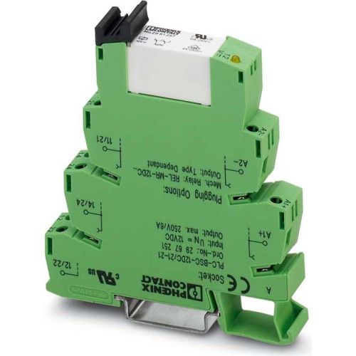 Bild: PHOENIX C. Relaismodul PLC-RPT-24DC/21-21AU