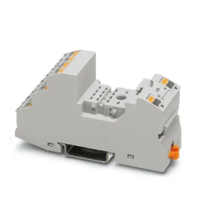 PHOENIX CONTACT Relaissockel RIF-2-BPT/4X21 | 14 Pins | Push-in | für Industrierelais | TS35 Montage | 96x31x75 mm