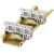 Bild: PHOENIX Schienenadapter USA 10/4,6 | 1202713 | M5-Schrauben | Hutschiene/G-Schiene | Kunststoff | grau | 42,6x10x7,2 mm