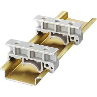 PHOENIX Schienenadapter USA 10/4,6 | 1202713 | M5-Schrauben | Hutschiene/G-Schiene | Kunststoff | grau | 42,6x10x7,2 mm