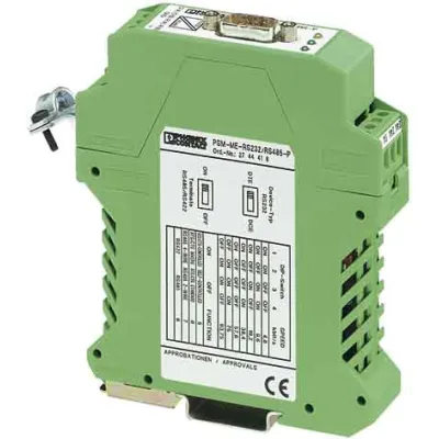 PHOENIX CONTACT Schnittstellenkonverter PSM-ME-RS232/RS485-P | RS-232 auf RS-485 | galvanisch getrennt | Hutschiene