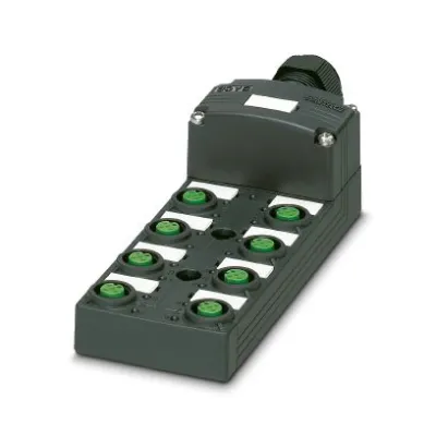 PHOENIX CONTACT Sensor/Aktor-Box SACB-8/16-C SCO P 1452796 | Verteiler M12 | 8-fach | 5-polig | IP65 | Kunststoff | 120V