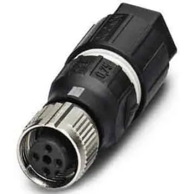 PHOENIX CONTACT M12 Buchse 4-polig | SPEEDCON A-kodiert | IP67 | 4A | 4-8 mm | gerade
