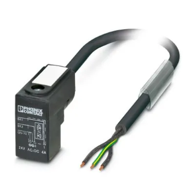 PHOENIX CONTACT Sensor-Aktor-Kabel SAC-3P-5,0-PVC/C-1L-Z 1439528 | 3-polig | 5m | PVC | LED | Ventilstecker C