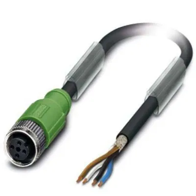 Phoenix Contact Sensor-/Aktor-Kabel SAC-4P-25,0-#1515125 | 4-polig | M12 Buchse | geschirmt | PUR | 25 m | schwarz