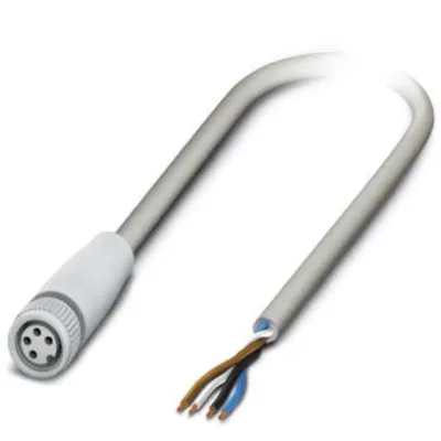 PHOENIX CONTACT Sensor-Aktorkabel SAC-4P-3,0-600/M8FS 1406847 | 4-polig | 3m | M8 Buchse | halogenfrei | IP65 | grau
