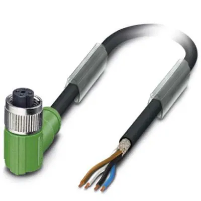 PHOENIX CONTACT Sensor-Aktor-Kabel SAC-4P-3,0-PUR/M12FR | 4-polig | geschirmt | 3m | IP65 | schwarzgrau