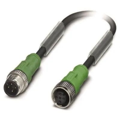 PHOENIX CONTACT Sensor-Aktor-Kabel SAC-4P-M12MS/1,5-PUR/M12FS | 4-polig | 1,5m | M12 Stecker/Buchse | IP65 | PUR