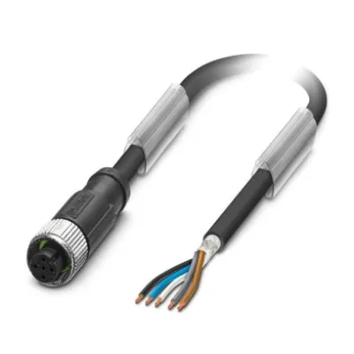 PHOENIX CONTACT Sensor-Aktor-Kabel SAC-5P-3,0 #1682948 | M12 Buchse | 5-polig | 3m | PUR | geschirmt | IP65