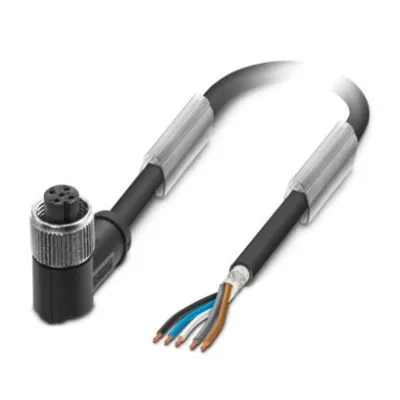 PHOENIX CONTACT Sensor-Aktor-Kabel SAC-5P-5,0 #1682980 | 5-polig | M12 Buchse abgewinkelt | 5m | PUR | geschirmt