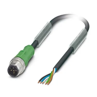PHOENIX CONTACT Sensor-Aktor-Kabel SAC-5P-M12MS/1,5-PUR | M12 Stecker gerade | 5-polig | 1,5m | PUR | IP65