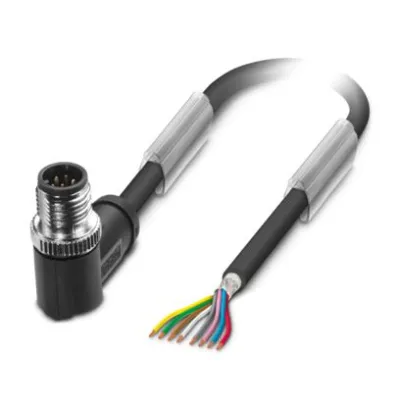 PHOENIX CONTACT Sensor-Aktor-Kabel SAC-8P-M12MR/5,0-PUR SH | 8-polig | M12 abgewinkelt | geschirmt | 5m | halogenfrei