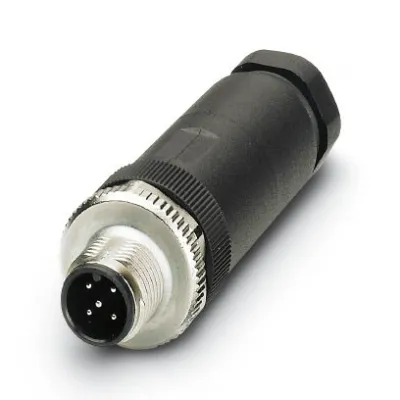 PHOENIX CONTACT M12 Stecker 5-polig gerade | Schraubanschluss | IP67 | 4A 48V | 6-8mm