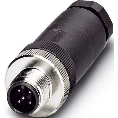 PHOENIX CONTACT M12 Stecker 5-polig gerade | Schraubanschluss | IP67 | 4A 48V | 6-8mm