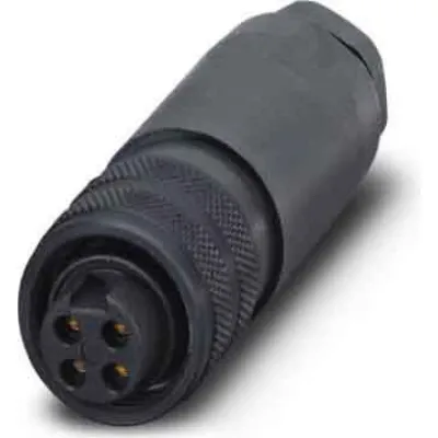 PHOENIX CONTACT Rundsteckverbinder | SACC-MINFS-4CON-PG13 | 4-polig | IP67 | gerade Buchse