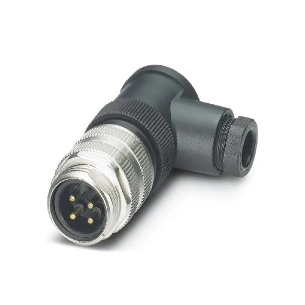 PHOENIX CONTACT Rundsteckverbinder SACC-MINMR-4CON-PG 9 | 4-polig | abgewinkelt | IP67 | Schraubanschluss | 9A | 6-8mm