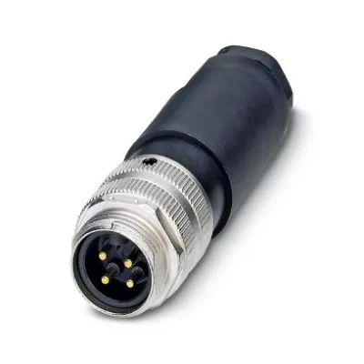 PHOENIX CONTACT Rundsteckverbinder SACC-MINMS-4CON-PG13 | 4-polig | IP67 | Schraubanschluss | Metall | 9A | 300V