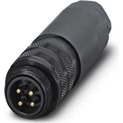 PHOENIX CONTACT Rundsteckverbinder SACC-MINMS-4CON-PG13 | 4-polig | IP67 | Schraubanschluss | Metall | 9A | 300V