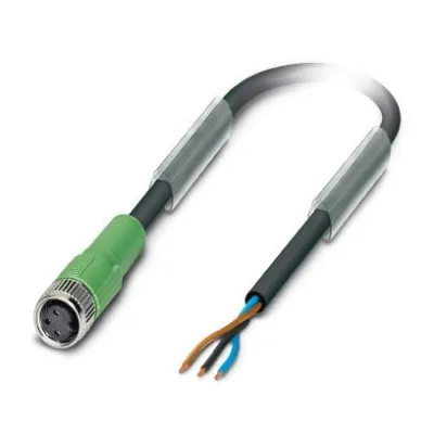 PHOENIX CONTACT Sensor-Aktorkabel SAC-3P-1,5-PUR/M8FS | M8 Buchse | 3-polig | 1,5m | halogenfrei | IP65 | schwarzgrau