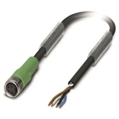PHOENIX CONTACT Sensor-Aktor-Kabel SAC-4P-1,5-PUR/M8FS | M8 Buchse | 4-polig | 1,5m | PUR halogenfrei | IP65
