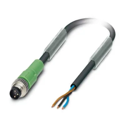 PHOENIX CONTACT Sensor-Aktor-Kabel SAC-3P-M8MS/1,5-PUR | M8 Stecker | 3-polig | 1,5m | PUR halogenfrei | IP65