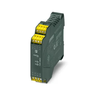 PHOENIX CONTACT Sicherheitsrelais PSR-ME20-3NO-1NC 1301402 | NOT-AUS | 24V DC | 3NO 1NC | 22,5mm | Schraubanschluss