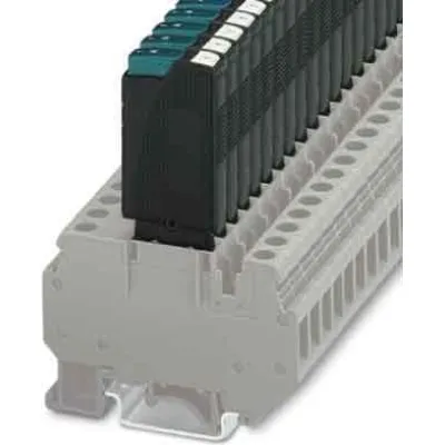 PHOENIX CONTACT Thermischer Geräteschutzschalter TCP 0,5A 0712152 | Sicherungsautomat steckbar | 250V | 8,2mm | schwarz