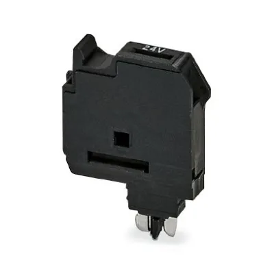 PHOENIX P-FU 5X20 LED 24 Sicherungsstecker 6,3A | G-Sicherung 5x20mm | steckbar | LED-Anzeige | schwarz
