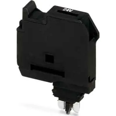 PHOENIX P-FU 5X20 LED 24 Sicherungsstecker 6,3A | G-Sicherung 5x20mm | steckbar | LED-Anzeige | schwarz