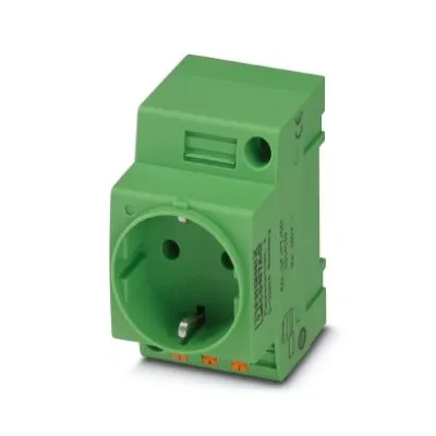 PHOENIX CONTACT Steckdose EO-CF/PT/GN 0804039 | Typ CF | Push-in | 250V 16A | 2,5TE | 60mm | IP20 | grün