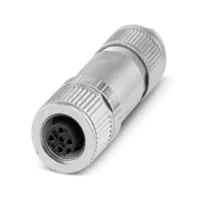 PHOENIX CONTACT Rundsteckverbinder SACC-M12FS-5PL | M12 Buchse 5-polig | IP67 | 4A 48V | Push-Lock