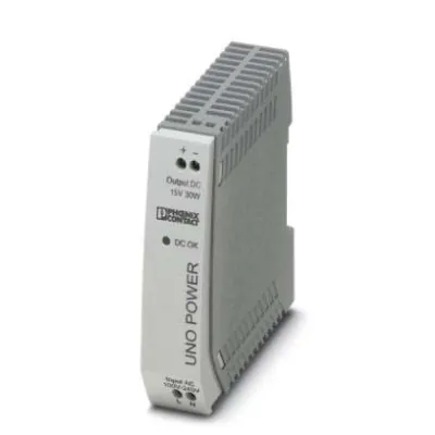 PHOENIX CONTACT UNO-PS/1AC/15DC/30W | Schaltnetzteil 15V DC 2A | 30W | Tragschienenmontage | IP20
