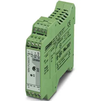 PHOENIX CONTACT DC/DC-Wandler MINI-PS-12-24DC/24DC/1 | 24V Ausgang | 12-24V Eingang | 1A | IP20 | Tragschiene