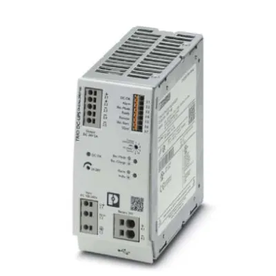 PHOENIX CONTACT USV TRIO-UPS-2G/1AC/24DC/5 | 24V DC 5A | Tragschienenmontage | 1-phasig | Push-in | 85-264V | AGM Akku