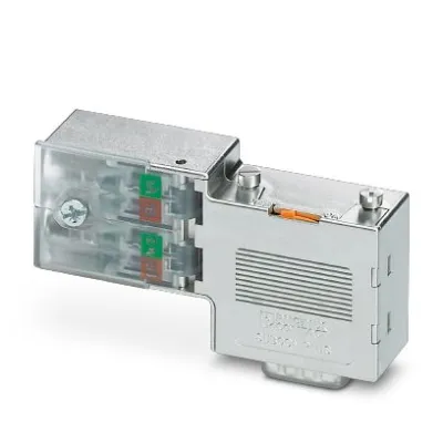 PHOENIX CONTACT D-SUB-Stecker SUBCON-PLUS | 9-polig male | PROFIBUS DP | 90° Kabelabgang | IDC | Metallgehäuse