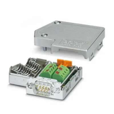 PHOENIX CONTACT D-SUB-Stecker 2310808 | 9-polig männlich | für Modbus RTU/ASCII | Abschlusswiderstand zuschaltbar