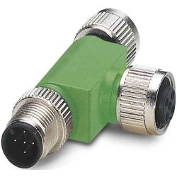 PHOENIX C. T-Verteiler M12 SAC-5P-M12T/2XM12 VP