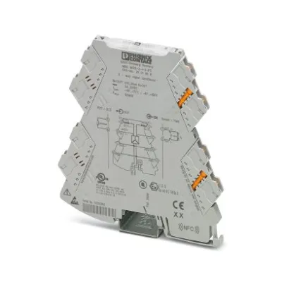 PHOENIX CONTACT 2901999 | MINI MCR-2-I-I-PT | 3-Wege-Trennverstärker | 0(4)-20 mA | 9,6-30V DC | Push-in | IP20