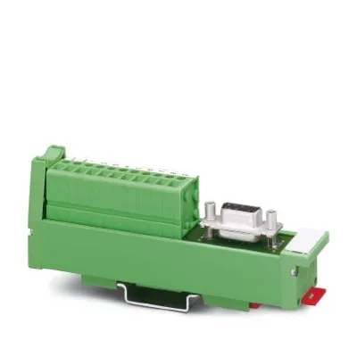 PHOENIX CONTACT Übergabemodul UM 25-D 9SUB/B/FRONT/Q | 9-polig | Schraubanschluss | D-Sub | Hutschiene | 2,5A 30V