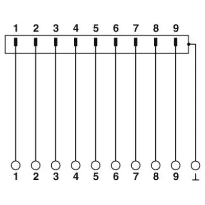 PHOENIX CONTACT Übergabemodul VIP-2/PT/D 9SUB/F 2903778 | VARIOFACE | 9-polig | Push-in | D-Sub Buchse | 25V 2A