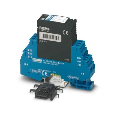PHOENIX CONTACT Überspannungsschutz PT-IQ-1X2-EX-24DC-UT 24V DC | 10kA | Ex-i | HART | Ableiterüberwachung