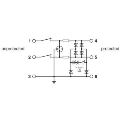 PHOENIX CONTACT Überspannungsschutz TTC-6-3-HF-M-12DC-PT-I | Typ 3 | 12V DC | 0,6A | TS35 | 3-polig | HF-Anwendung