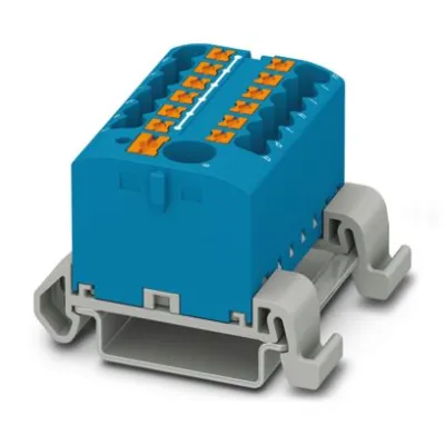 Phoenix Contact PTFIX 6/12X2,5-NS35A BU 3273222 | Push-in | 13-polig | 0,14–4 mm² | 24A 690V | TH35 | blau