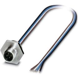 PHOENIX C. Wanddurchführung 5-pol.M12 A SACC-E-M12M #1452068