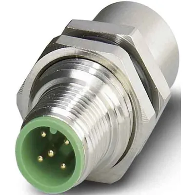 PHOENIX CONTACT Wanddurchführung SACC-5P-DSI-M12MS/FS #1551671 | M12 5-polig | IP67 | 60V | 4A | Schraubmontage