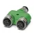 Bild: PHOENIX CONTACT Y-Verteiler SAC-3P-M12Y/2XM12FS | 4-polig | M12 Stecker/Buchse | A-kodiert | 48V | 4A | IP65